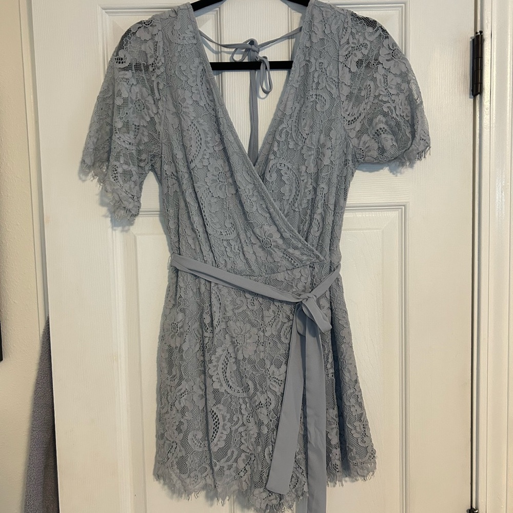 Lace Romper - Picture 3 of 14
